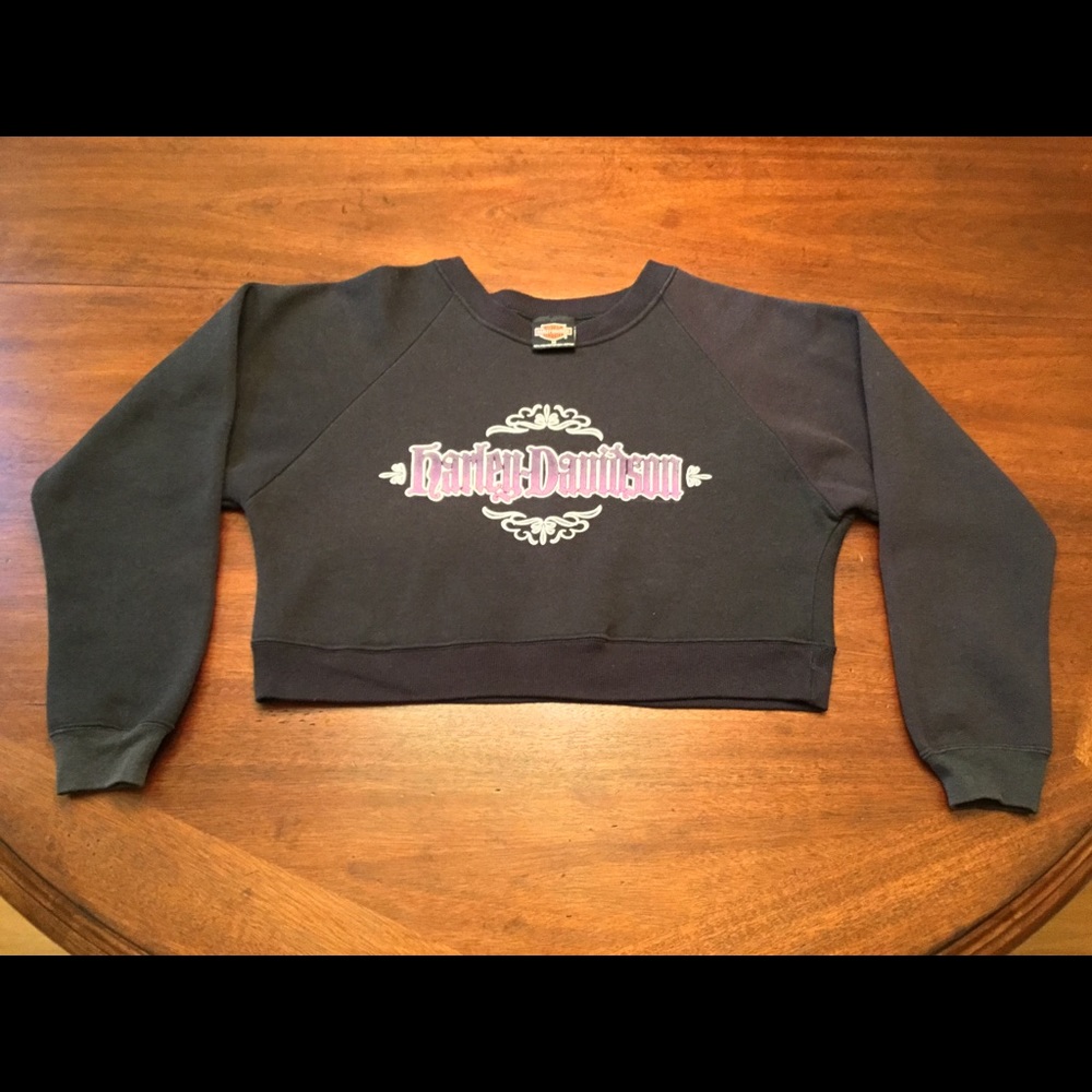 Women’s Harley Davidson Vintage Crop Sweatshirt
